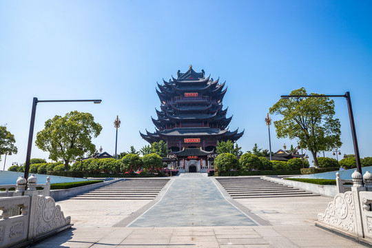 苏州阳澄湖重元寺风景