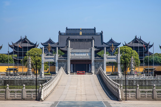 苏州阳澄湖重元寺风景