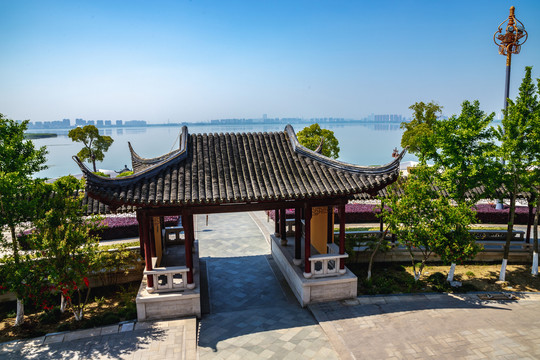 苏州阳澄湖重元寺风景