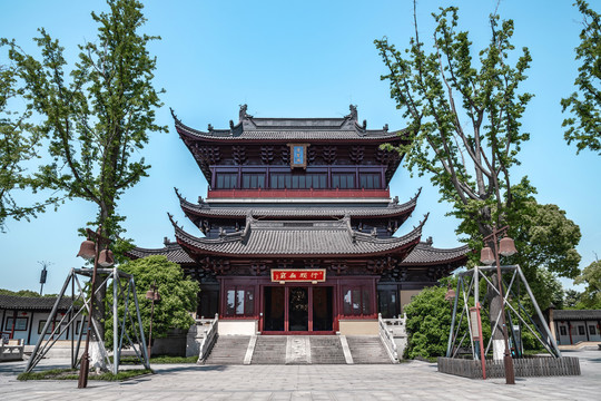 苏州阳澄湖重元寺风景