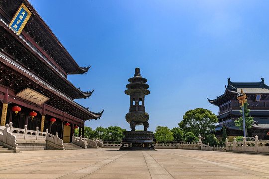 苏州阳澄湖重元寺风景