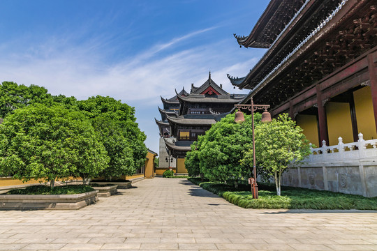 苏州阳澄湖重元寺风景