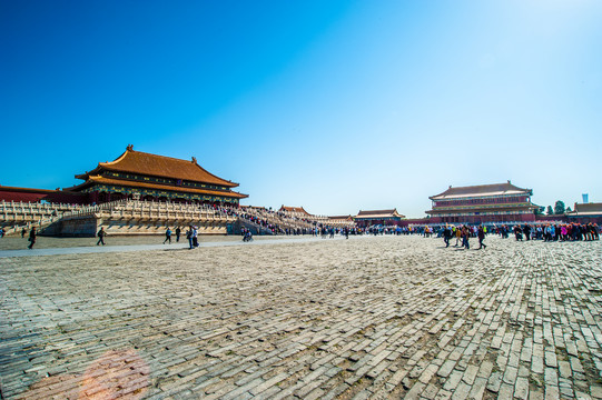 北京故宫太和殿广场