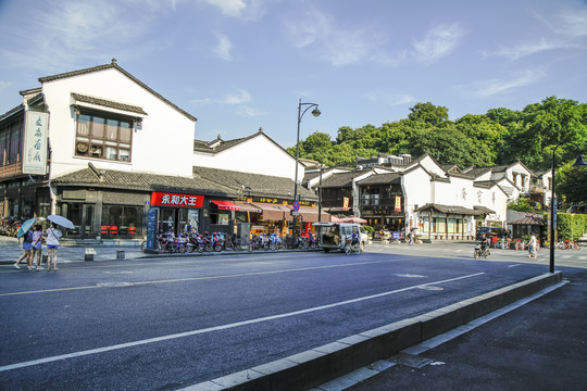 杭州老街街景