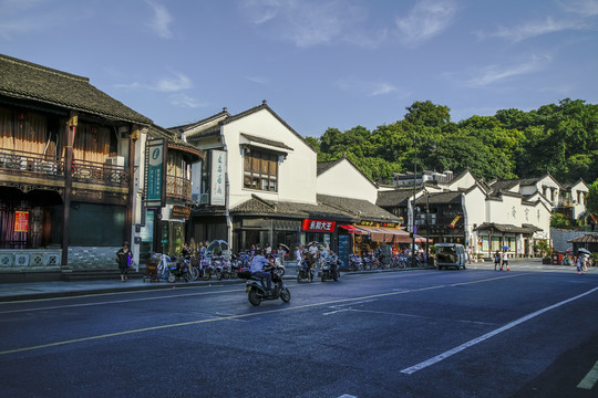 杭州老街街景