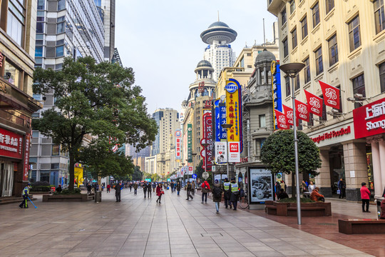 上海南京路街景