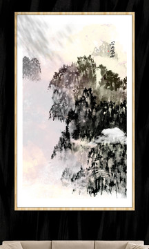 山水掛畫