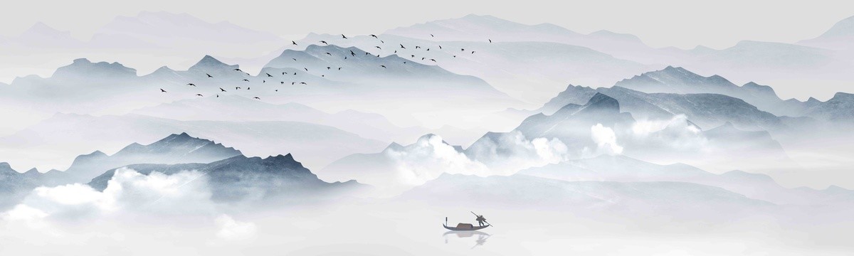 大幅山水畫