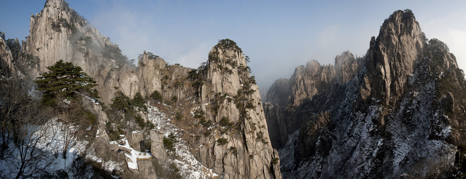 黄山雪景