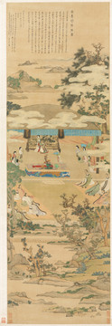 陳洪綬宣文君授經(jīng)圖