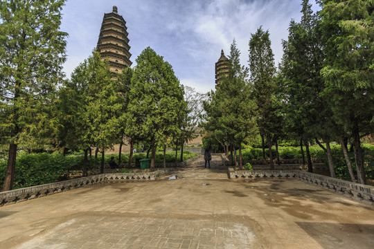 中国山西太原永祚寺风光