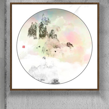 現(xiàn)代抽象意境水墨畫