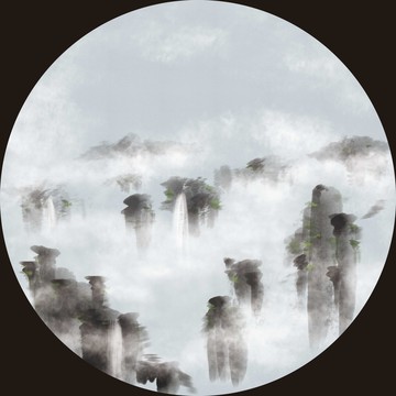 中式山水圖