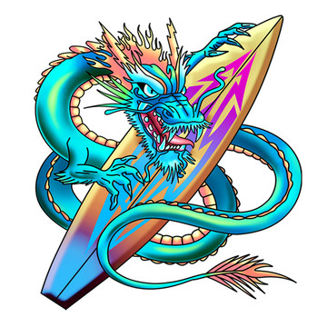 手繪龍