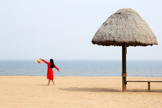 海滩美女