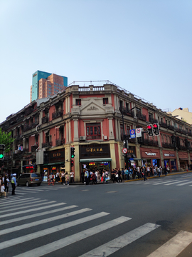 上海南京路步行街街景