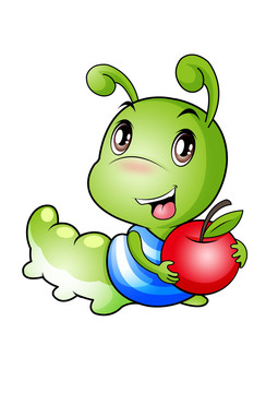 毛毛蟲(chóng)卡通設(shè)計(jì)