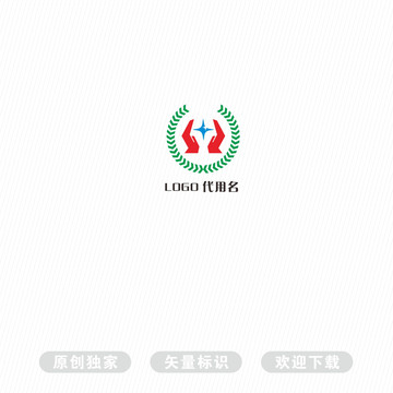 双手LOGO