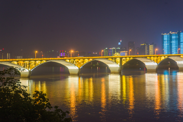 橘子洲大桥夜景