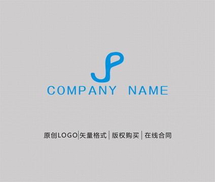 PS字母logo设计