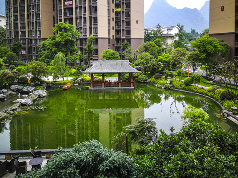 小区水景