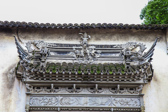 中式古典门楼结构