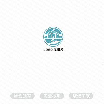 城堡LOGO标识