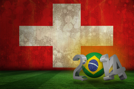 2014年巴西世界杯对瑞士国旗