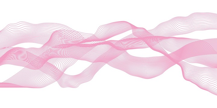 粉红色时尚动感曲线线条