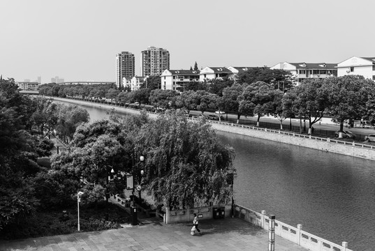 苏州古城河护城河