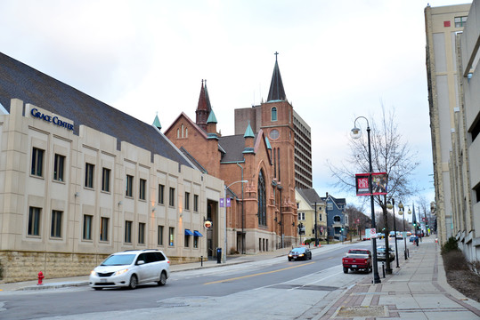 美国城市街景