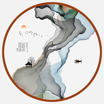 水墨畫軟膜天花