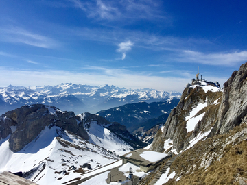 瑞士皮拉图斯雪山