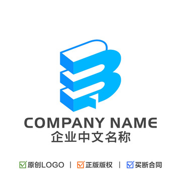 字母B标志