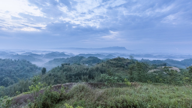 宜宾丘陵风光