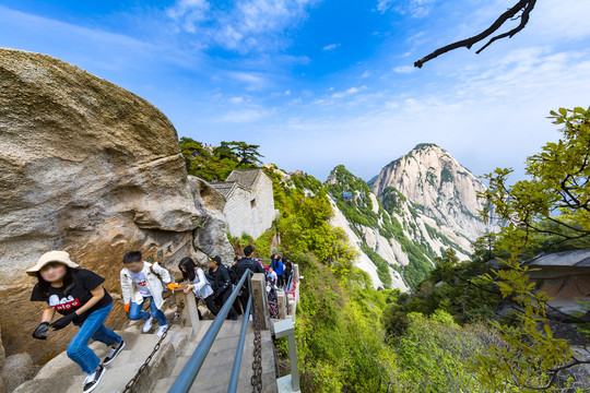 华山登山道