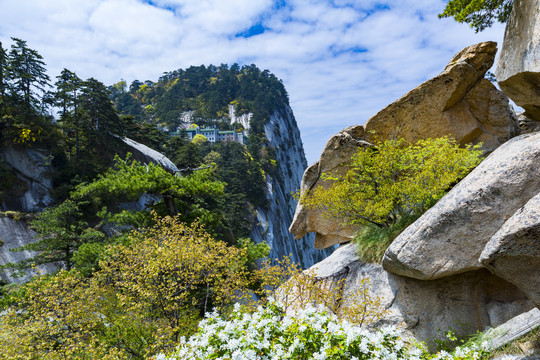 华山石景