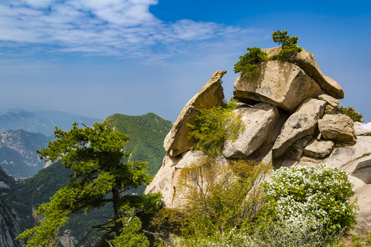 华山石景