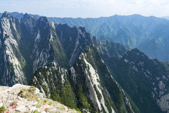 华山远山