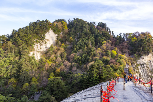 华山西峰风光