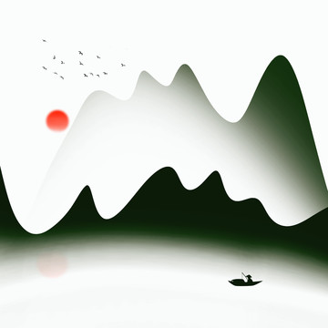 意境山水畫