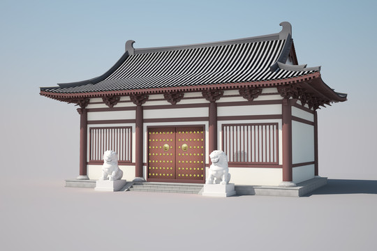 古建山門
