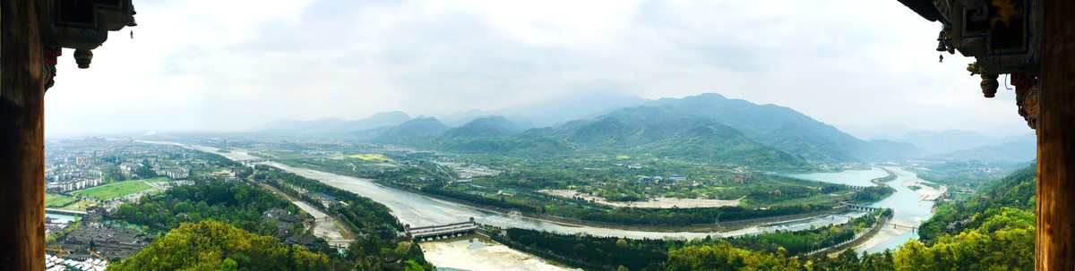 都江堰全景