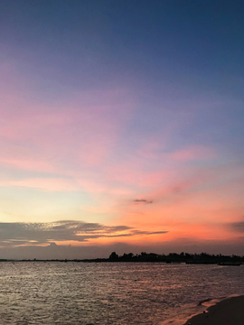 夕阳下的风景