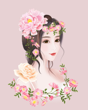 花兒美女