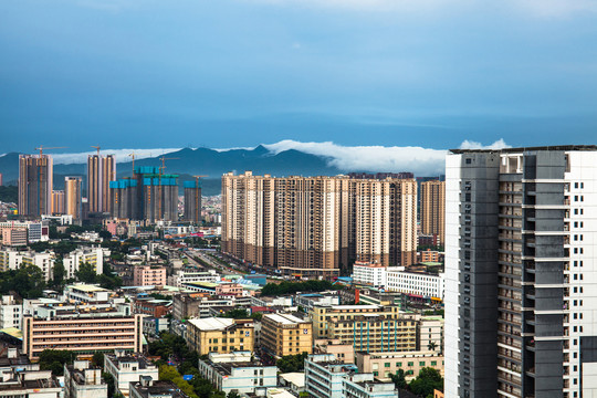 建设中的深圳龙岗区平湖