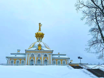 圣彼得堡夏宫雪景