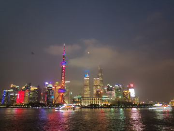 上海东方明珠塔夜景