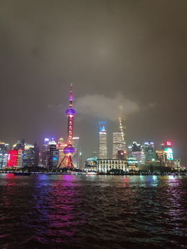 上海东方明珠夜景