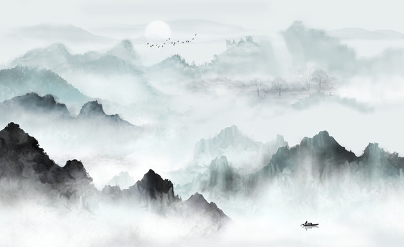 意境山水畫